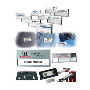 NAME TAG ΠΡΟΣΩΠΙΚΟΥ SILVER ΜΕ ΜΑΓΝΗΤΗ