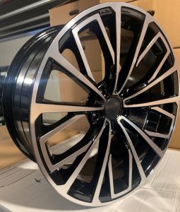 REPLICA STYLE AUDI 193 A256 BLACK GLOSS DIAMOND CUT