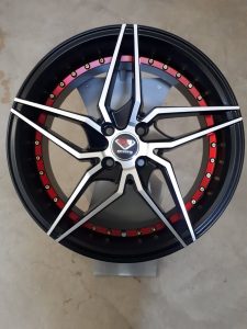 DCENTI RACING LM101 BLACK MACHINED/ RED INNER