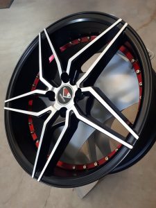DCENTI RACING LM101 BLACK MACHINED/ RED INNER