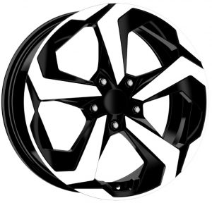 REPLICA STYLE NISSAN 1237 BLACK POLISHED