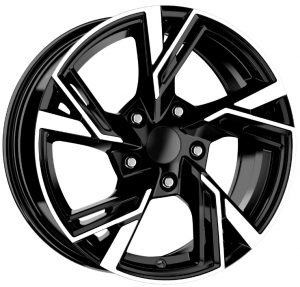 REPLICA STYLE AUDI 825 BLACK POLISHED
