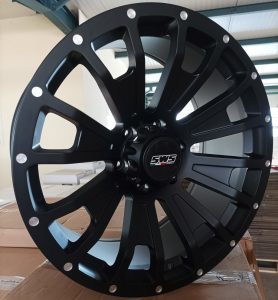 OFF ROAD 4X4 3814 MATT BLACK MILLING RIVETS
